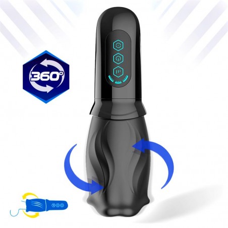 Masturbateur de gland rotatif 360° Cuper TORO
