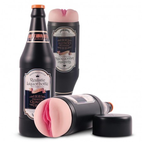 Vaginette réaliste bouteille de bière 29,5cm Sonya SHEQU