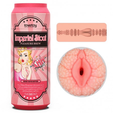 Vaginette canette de bière 19,8cm Pleasure Brew Imperial Stout LOVETOY