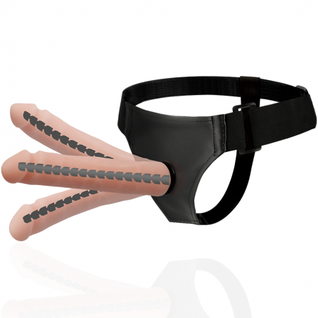 Gode ceinture articulable 22,5cm x 4,5cm Derick HARNESS ATTRACTION