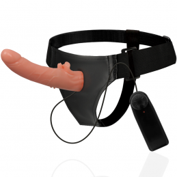 Gode ceinture vibrant 20cm...