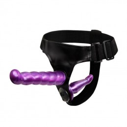 Double gode ceinture anal...