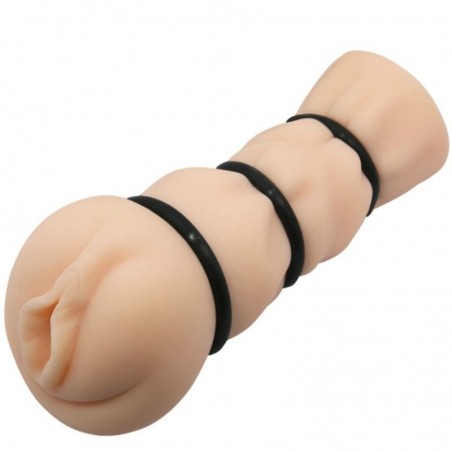 Vaginette 2 en 1 avec cockrings