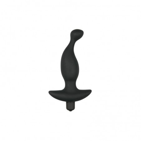 Vibromasseur prostatique noir en silicone Raven Rocket EASYTOYS