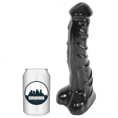 Gode XL noir veines épaisses 22cm X 6cm Basilic SUMMUM