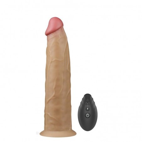 Gode rotatif vibrant double couche 22,8cm x 4,9cm 9 LOVETOY