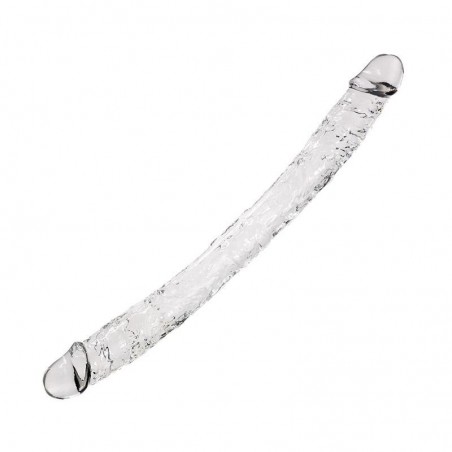 Double gode transparent 38.5cm x 3.9cm Supreme ALIVE