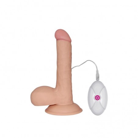 Gode ventouse vibrant 18cm x 4,5cm The Ultra Soft Dude LOVETOY
