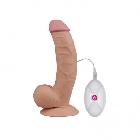 Gode vibrant courbé 20cm x 5cm The Ultra Soft Dude 7.5 LOVETOY