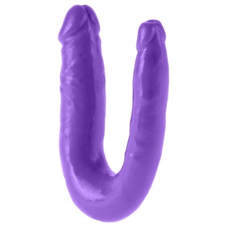 Gode double pénétration violet 34,3cm x 2,7cm Double Trouble DILLIO