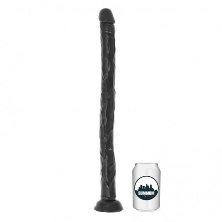Long gode réaliste noir 46cm x 3.5cm Death SUMMUM