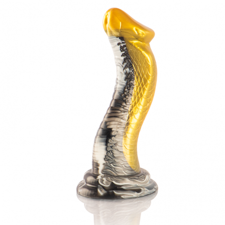 Gode en forme de cobra jaune 20,5cm Drakon EPIC