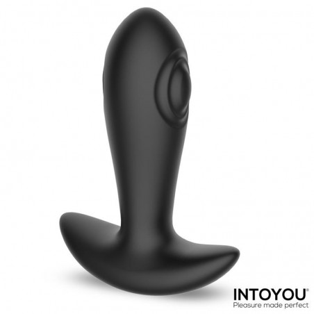 Plug anal vibrant à double tapotement télécommandé Milton INTOYOU