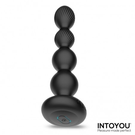 Chapelet anal vibrant rotatif télécommandé Mouve INTOYOU