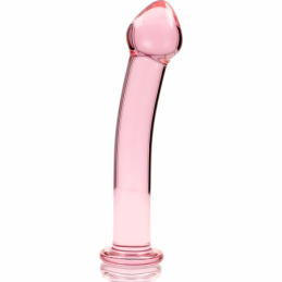 Gode en verre courbé tête...