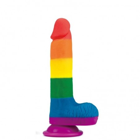 Gode réaliste couleur LGBT 19,5cm x 4cm Prider 7.5 LOVETOY