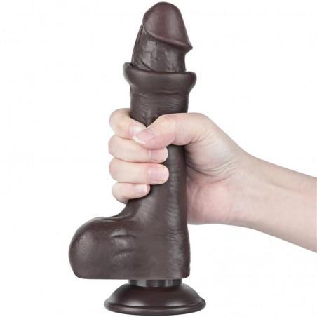 Gode ajustable marron 20cm x 3.9cm Sliding 8 LOVETOY