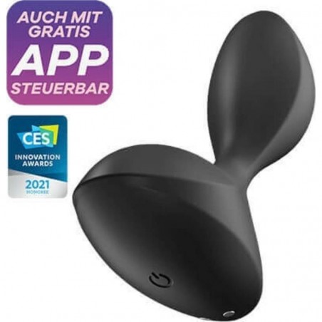 Plug anal vibrant connecté noir Sweet Seal SATISFYER