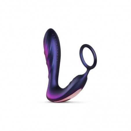 Plug anal vibrant anneau pénien et testicules Black Hole HUEMAN