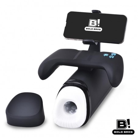 Masturbateur manette jeux vidéo va-et-vient vibrant chauffant Conty BOLD BROS