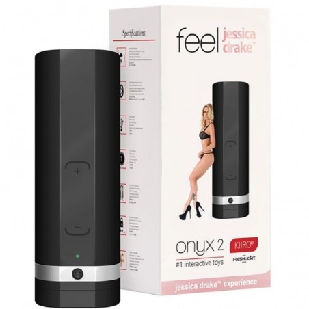 Masturbateur vibrant va-et-vient connecté Onyx+ Jessica DRAKE KIIROO