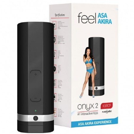 Masturbateur vibrant va-et-vient connecté Onyx+ Asa AKIRA KIIROO