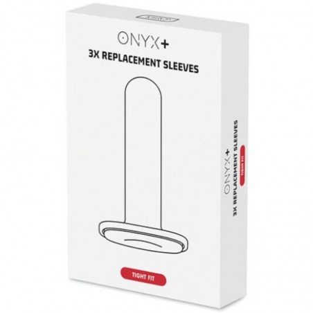 Pack 3 Manchons taille ajustée masturbateur Onyx 1 2 et + KIIROO