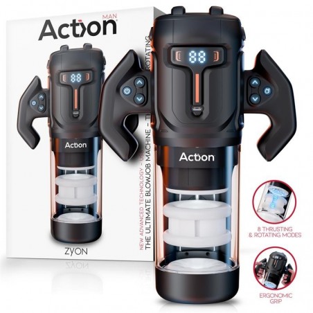 Masturbateur va-et-vient rotatif manette console jeu Zyon ACTION
