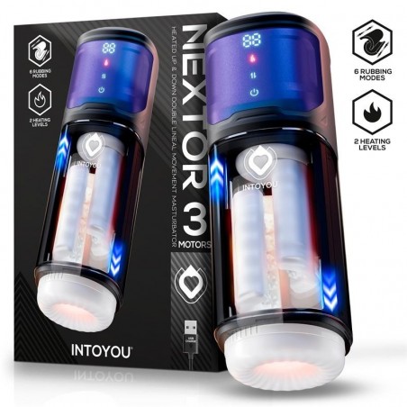 Masturbateur frottant et chauffant Nextor INTOYOU