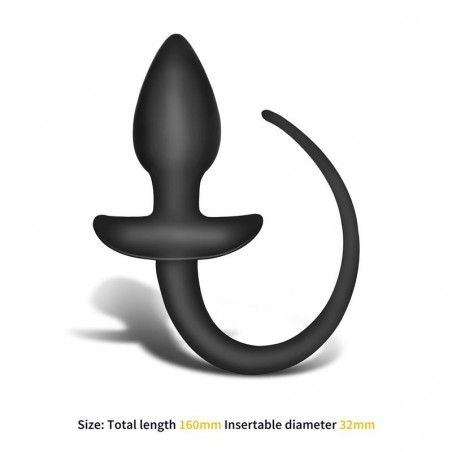 Plug anal avec queue 16cmx3.2cm Harthley AFTERDARK