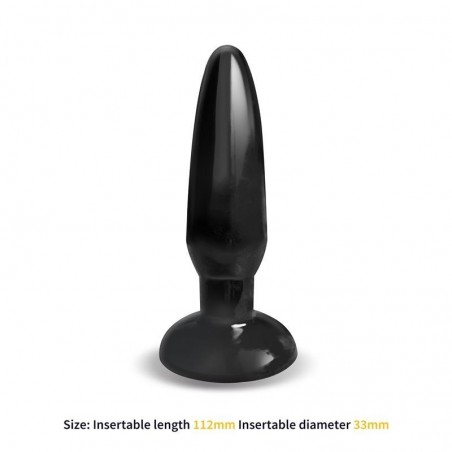 Plug anal débutant ventouse 11.2cmx3.3cm Ainsley AFTERDARK