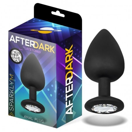 Plug anal bijou débutant 8cmx3.5cm Sparkly M AFTERDARK