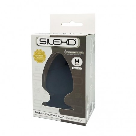 Plug anal silicone double densité 11cmx6,5cm Mod. 1 M SILEXD
