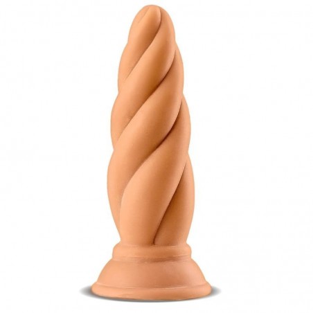 Plug anal corps spiral ventouse 14cmx4cm Felix MAX & CO