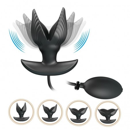 Plug anal gonflable papillon vibrant Manson PRETTYLOVE