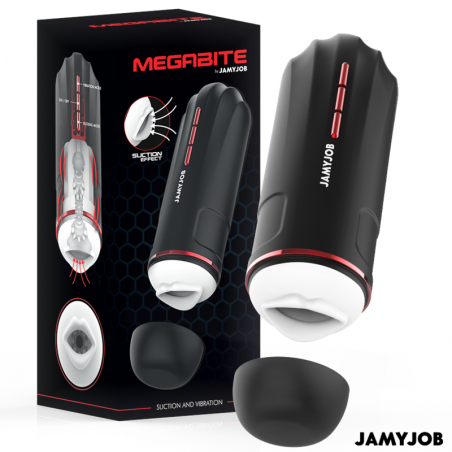 Masturbateur bouche aspirant vibrant Megabite JAMYJOB