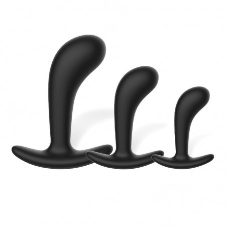 Kit 3 plugs prostate silicone entraînement LATETOBED