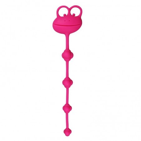 Chapelet anal perle de grenouille rose LOVETOY