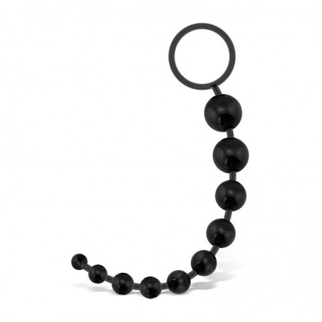 Perles anales thaïlandaises pliables noir G.Flex LATETOBED