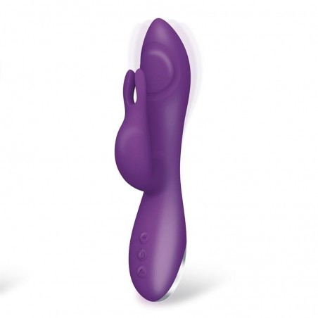 Vibromasseur rabbit point G à pulsation silicone violet Eleven ACTION