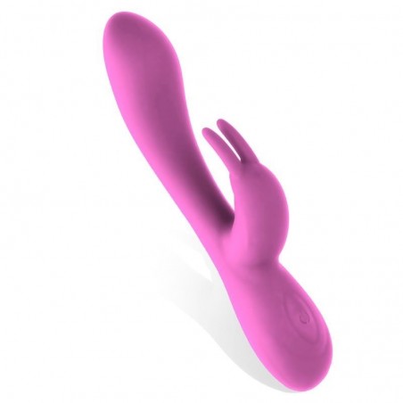 Vibromasseur rabbit silicone liquide rose Mauve INTOYOU