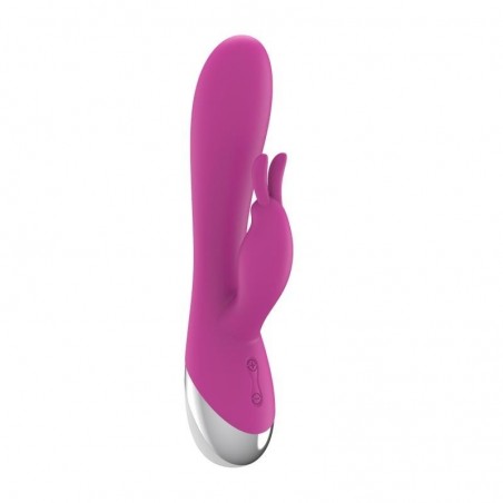 Vibromasseur rabbit rose silicone usb A-GUSTO