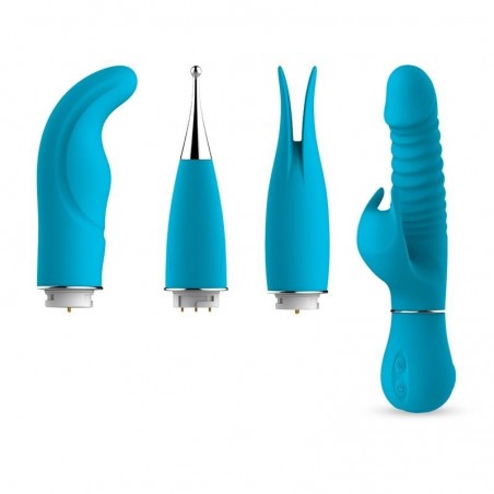 Kit vibromasseur rabbit va-et-vient 4 en 1 Eivian ENGILY ROSS