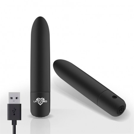 Balle vibrante noir 10cmx1.98cm Shoty LATETOBED