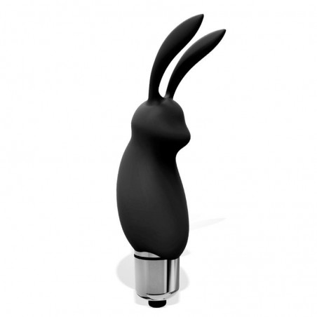 Tête de lapin vibrante silicone noir Hopye LATETOBED