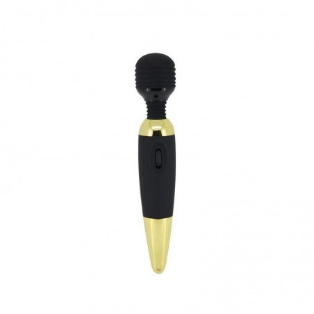 Vibromasseur wand noir et doré Power Wand PRETTYLOVE
