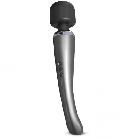 Vibromasseur wand gris sans fil corps courbé Graphity ACTION