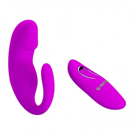 Stimulateur pour couple point G télécommandé PRETTYLOVE