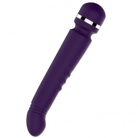 Vibromasseur wand double tête rotatif violet Yoni NALONE