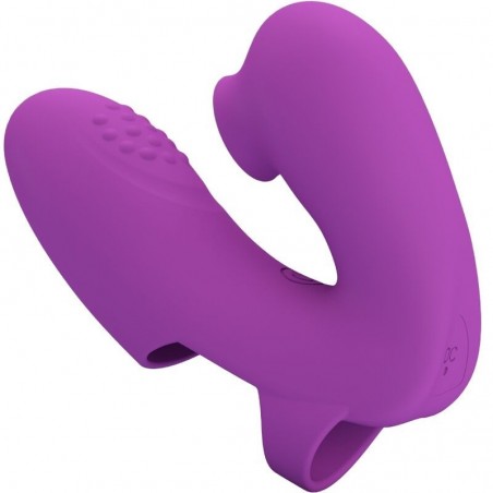 Doigt vibrant stimulateur clitoris à pulsation Athena PRETTYLOVE
